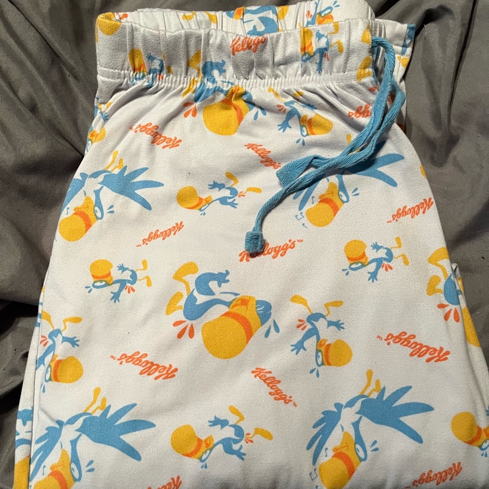 Kelloggs Ladies Size Large Draw String Pajama Pants